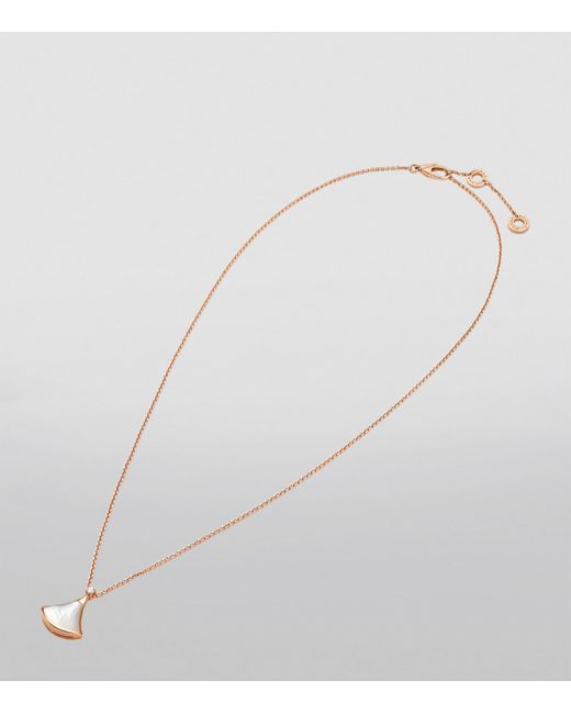 BVLGARI Metallic Diamond And Mother-Of-Pearl Divas' Dream Necklace