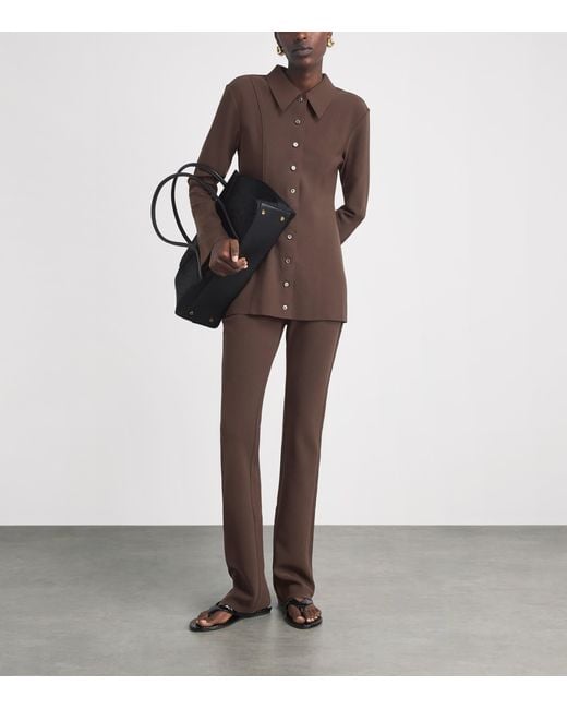 Birrot Brown Lay 2 Straight Trousers