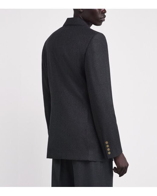 Vivienne Westwood Blue Virgin Wool-Blend Captain Blazer for men