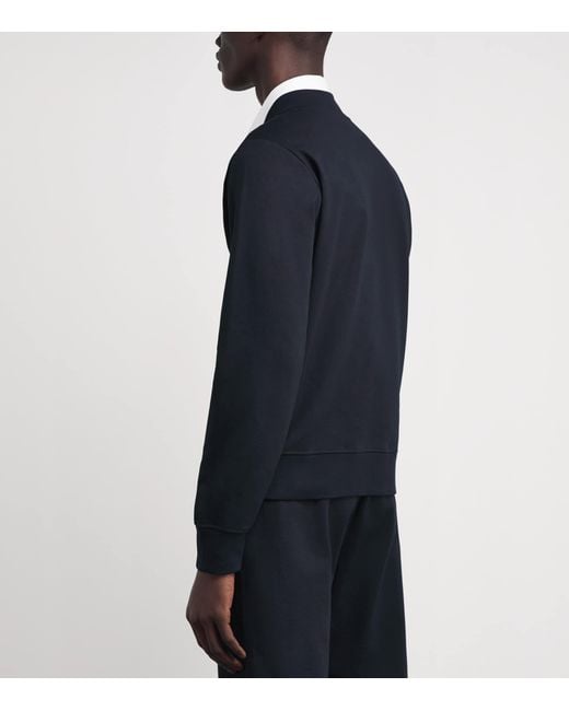 Corneliani Blue Cotton-Blend Jacket for men