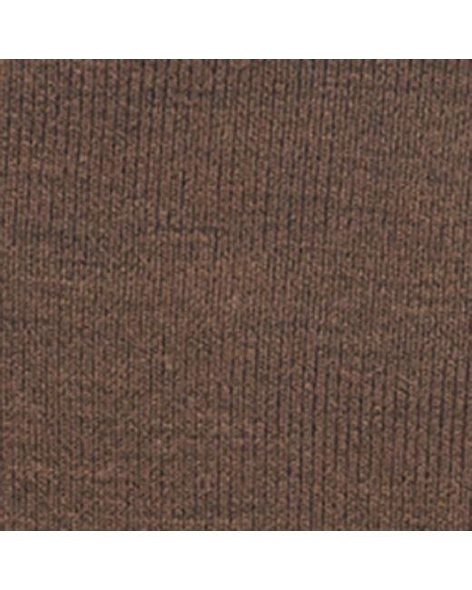 Doré Doré Brown Fine-Ribbed Socks for men