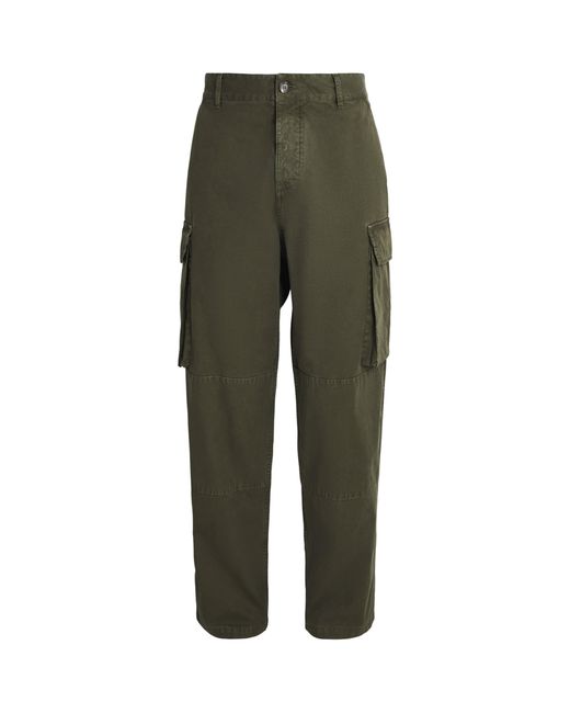 J.W. Anderson Green Cotton Cargo Trousers for men