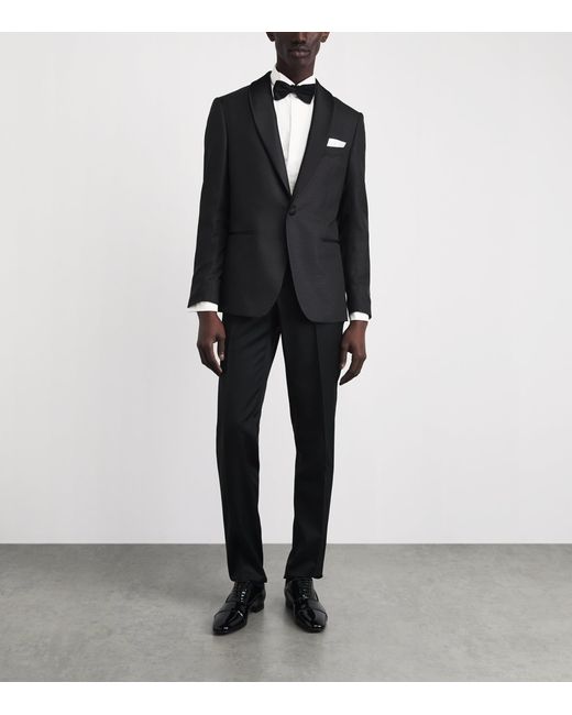 Corneliani White Cotton Evening Shirt for men