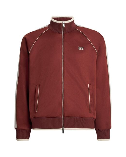 Wales Bonner Red Motion Track Jacket for men