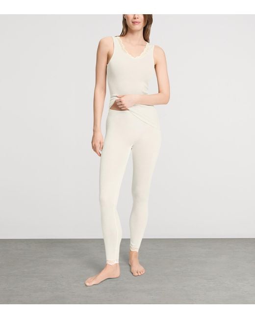 Hanro White Wool-Silk Tank Top
