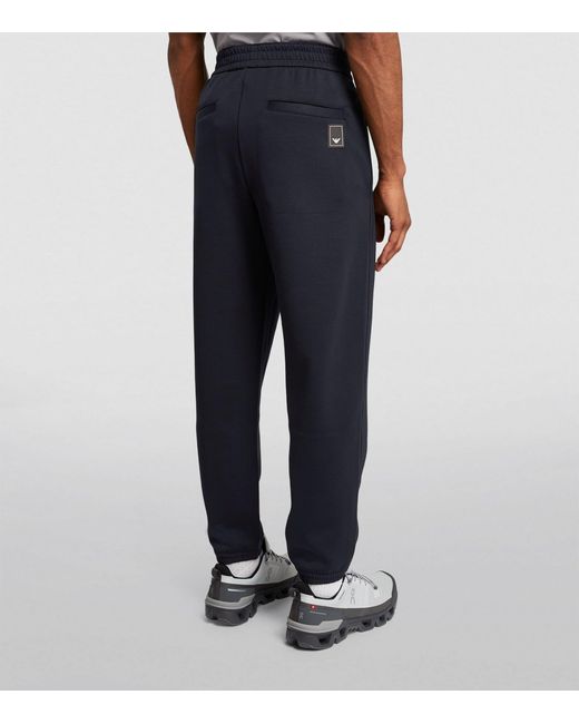 Emporio Armani Blue Drawstring Sweatpants for men