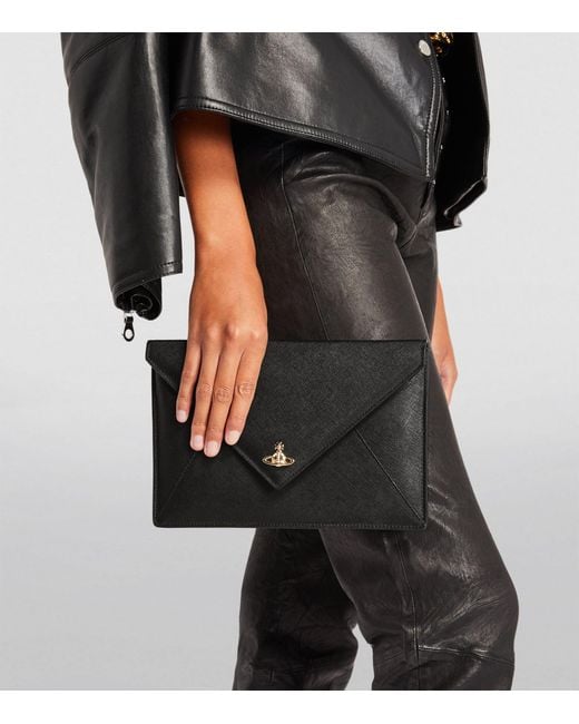 Vivienne westwood gold envelope clutch outlet bag