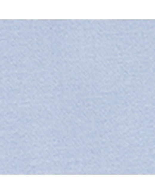 Brioni Blue Linen-Silk Logo Scarf for men