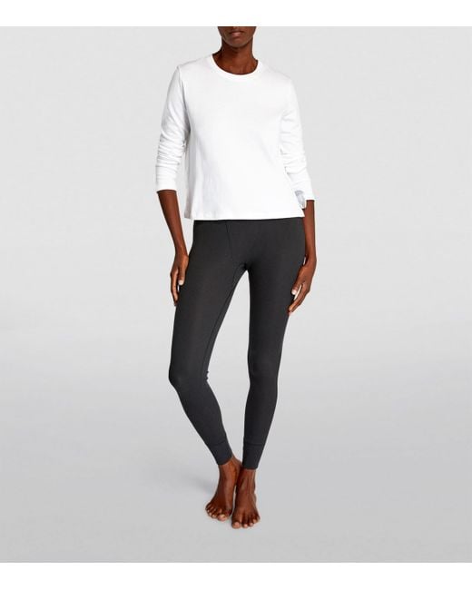 Leset White Long-Sleeved Maya T-Shirt