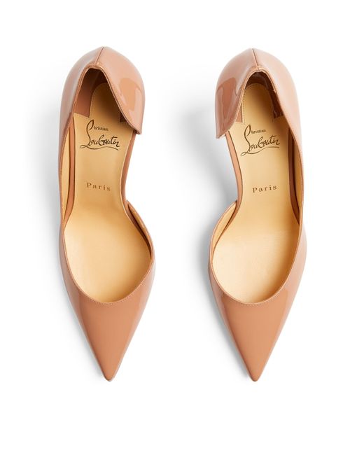 Christian Louboutin Pink Iriza Patent Leather Pumps 85