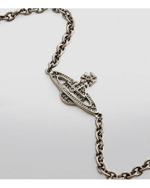 Vivienne Westwood Mini Bas Relief Orb Bracelet in Metallic for Men