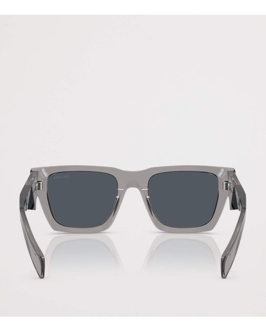 Prada Gray Pillow Sunglasses for men