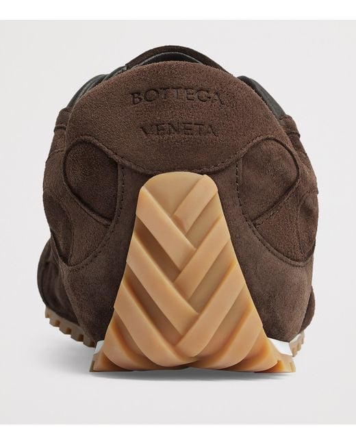 Bottega Veneta Brown Suede Orbit Flash Sneakers