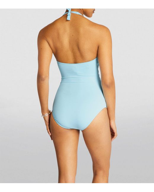 Melissa Odabash Blue Zanzibar Swimsuit