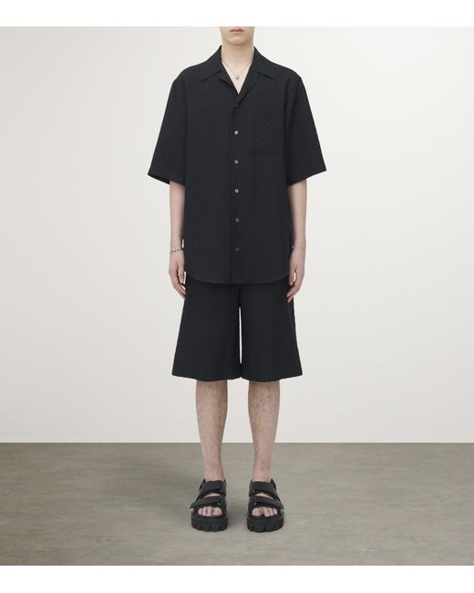 McQueen Black Skull-Detail Shirt for men