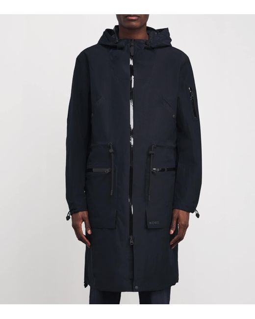 Mackage Blue Long Shell Gage Parka for men