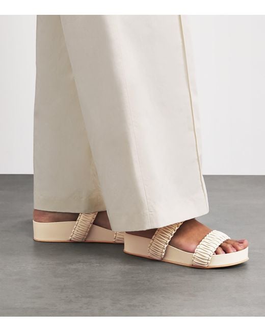 Joseph Natural Leather Braided Isha Sandals