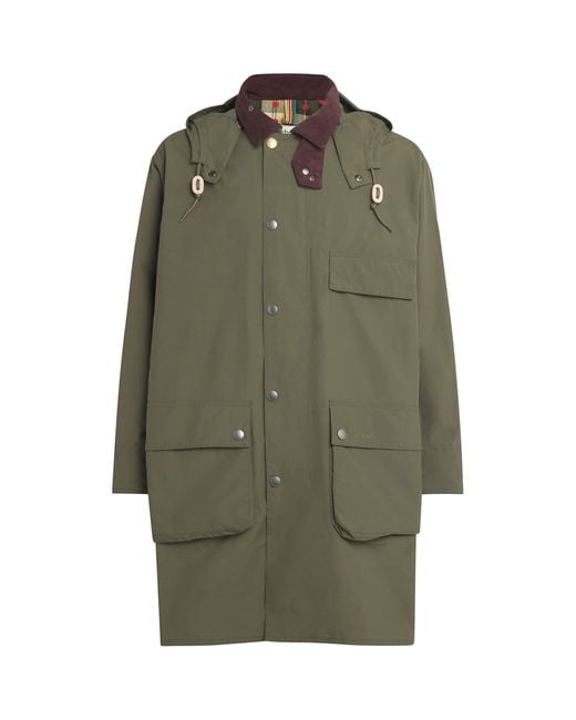 Barbour Green X Paul Smith Casual Parka for men