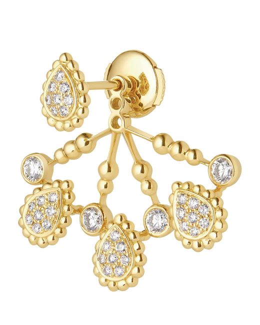 Boucheron Metallic And Diamond Serpent Bohème Solarité Single Earring
