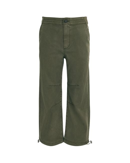PAIGE Green Reid Jogger Straight Jeans