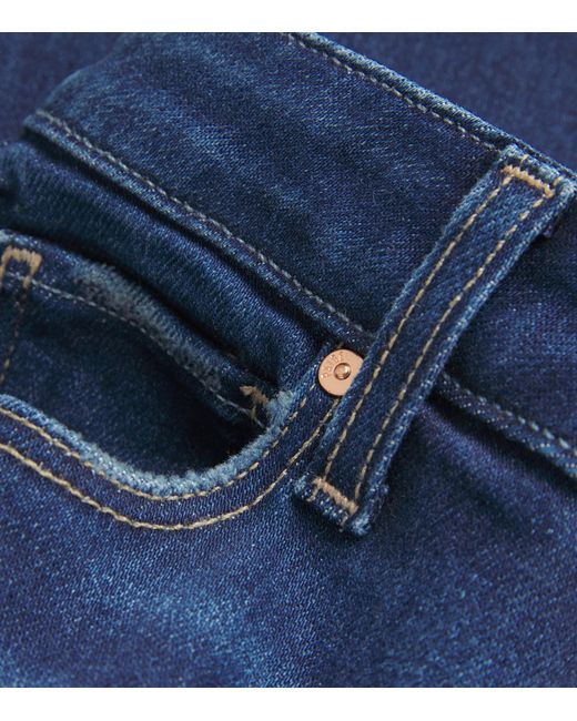 PAIGE Blue Mason Ankle Straight Jeans