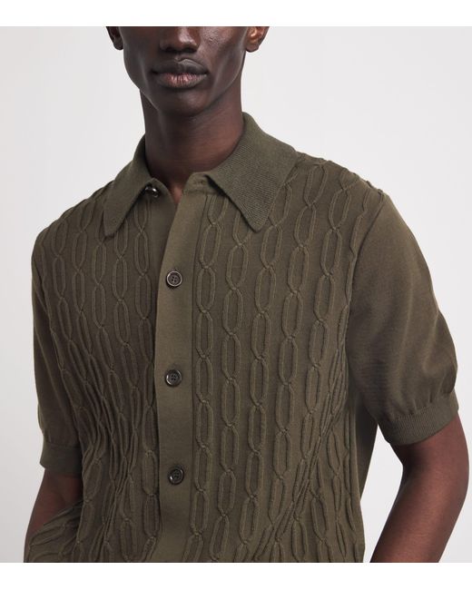 Oliver Spencer Green Organic Cotton Rossell Shirt for men