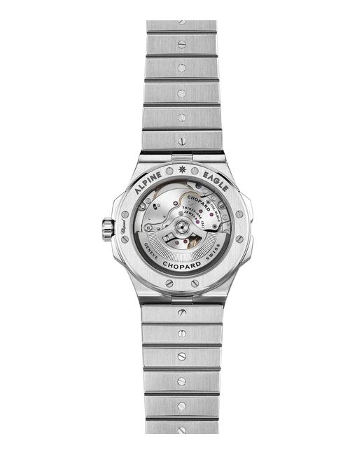 Chopard Metallic Stainless Steel Alpine Eagle Large Watch for men
