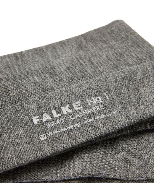 Falke White Cashmere-Rich No. 1 Knee-High Socks