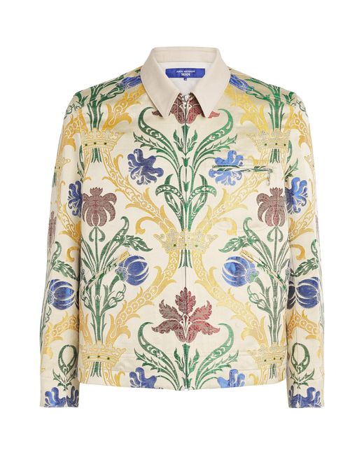 Junya Watanabe Metallic Embroidered Collared Jacket for men