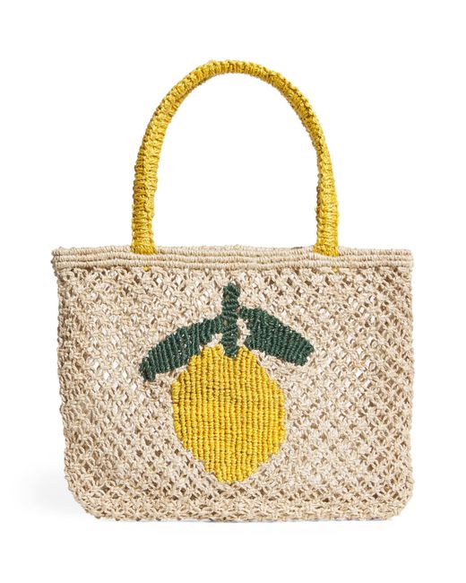 The Jacksons Metallic Woven Tula Tracy Tote Bag