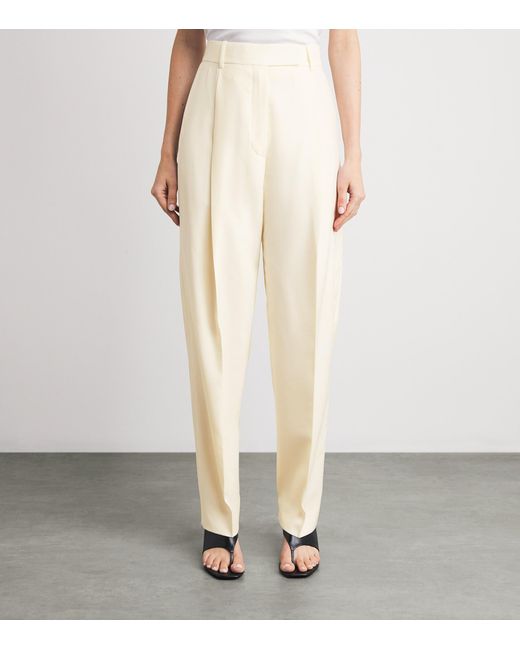 Rohe White Virgin Wool Daria Trousers