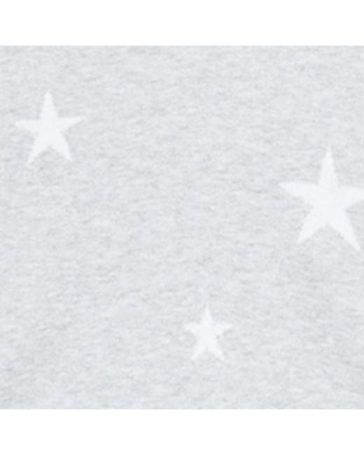 Chinti & Parker White Cotton Star Print T-shirt