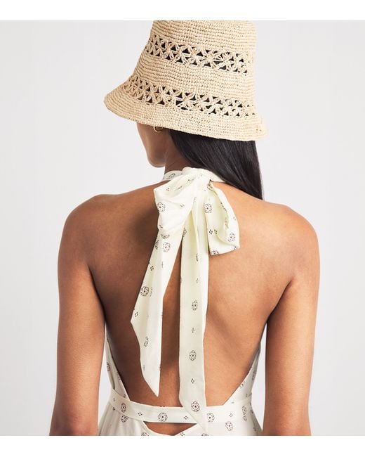 Devon Windsor White Bandana Print Selma Mini Dress