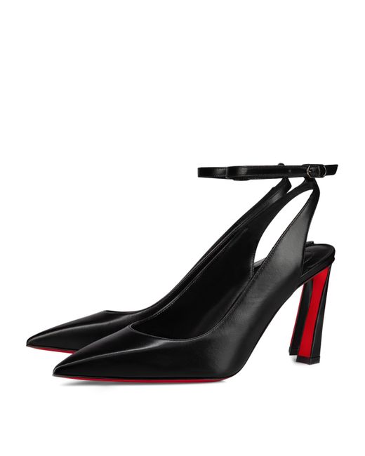 Christian Louboutin Black Condora Slingback Pumps 85