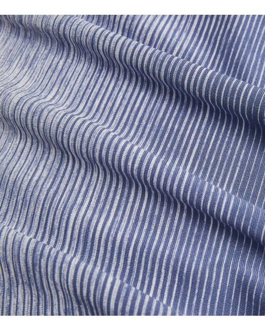 Asics Blue Long-sleeve Seamless Top for men