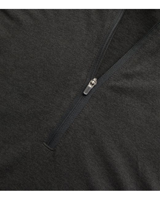 vuori Black Ponto Performance Half-Zip Hoodie for men