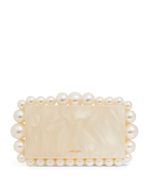Cult Gaia Synthetic Pearl Clutch Bag in Ivory (Natural) | Lyst
