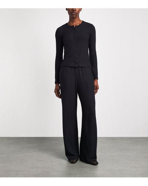 Leset Black Lauren Wide-Leg Pocket Trousers