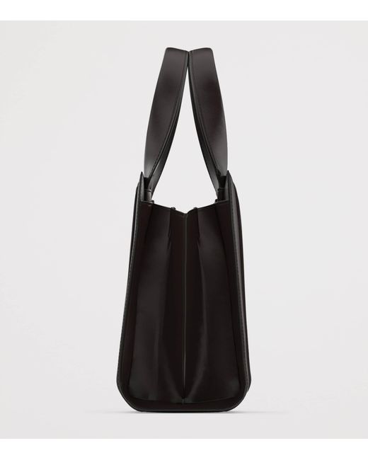 Max Mara Black Medium Quilted Whitney Top-Handle Bag