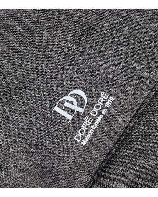 Doré Doré Gray Cotton Socks for men