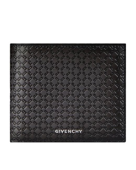 Givenchy Black Leather 8Cc Bifold Wallet for men