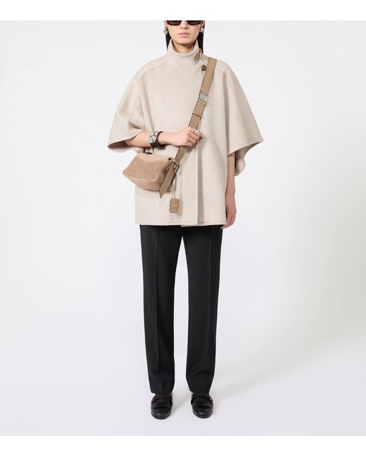 Max Mara Natural Cashmere Cape