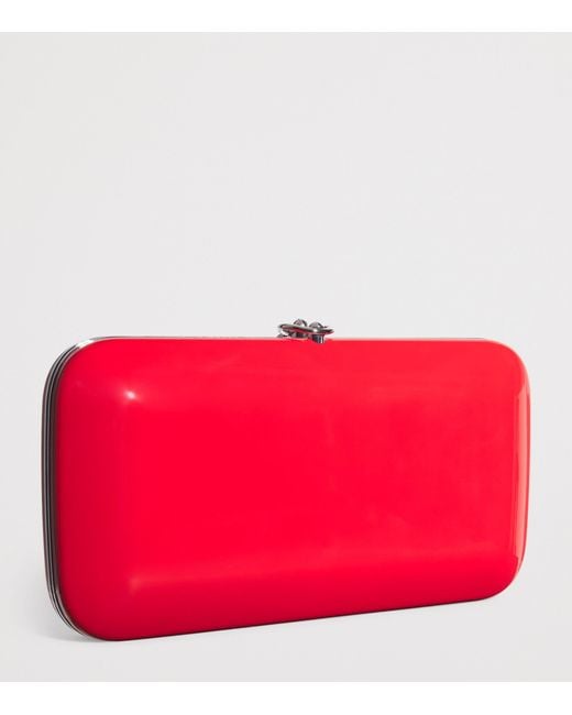 Jeffrey Levinson Red Finley Clutch Bag