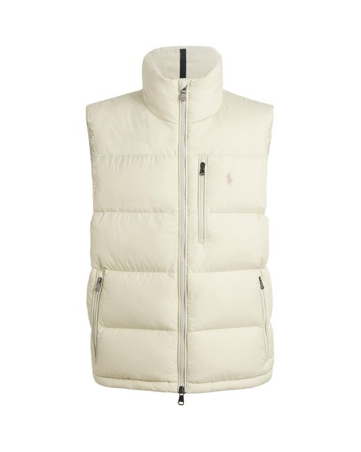 Polo Ralph Lauren White Down-Filled Gorham Gilet for men