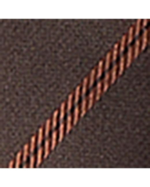 Brunello Cucinelli Brown Silk Striped Tie for men
