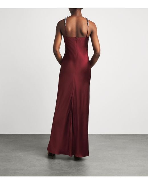 Staud Purple Cadence Maxi Dress