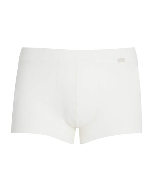 Hanro White Natural Function Trunks for men