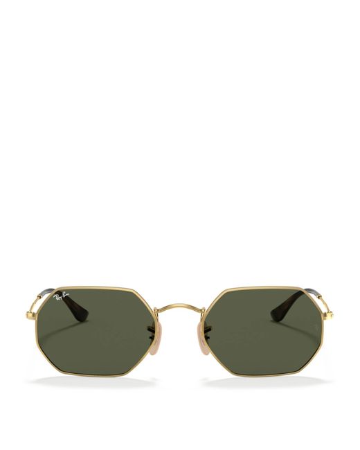 Ray-Ban Green Rb3556N Octagonal Classic Sunglasses