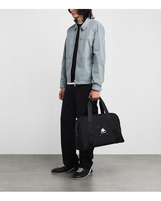 Moose Knuckles Blue Collared Track Jacket for men