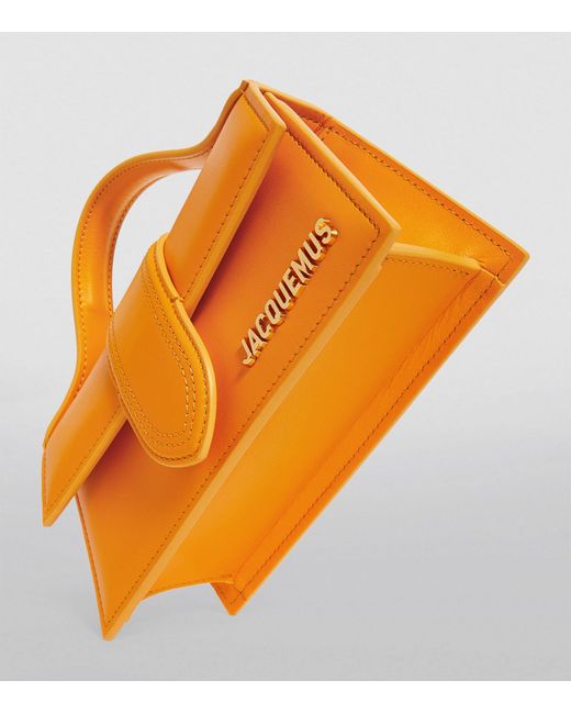 Jacquemus Orange Leather Le Bambino Top-handle Bag